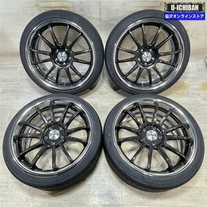 クラウン マークX 等 SSR REINER TYPE12 ライナー タイプ12 8.5-19+45 9-19+43 5H114.3 ファルケン FK510 235/35R19 19インチ 4本 009k