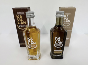 100円～◎KAVALAN カバラン クラシック シングルモルトウイスキー ディスティラリー セレクトNo.1 40° 50ml 台湾 2本セット 未開栓