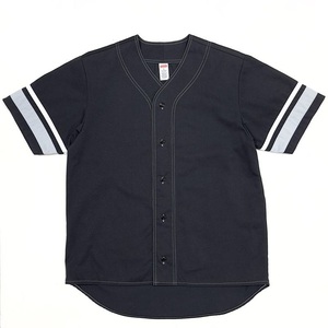 15AW SUPREME シュプリーム Twill Baseball Shirt ツイルベースボールシャツ / Sサイズ 黒/ ベースボール ジャージー 15FW 半袖 トップス