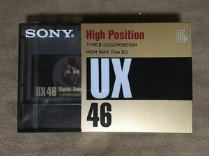 【 送料無料！!・希少な1988年発売商品！・未開封品！】★SONY ソニー カセットテープ◇UX 46◇Made inJapan/TYPEⅡ(CrO2)★