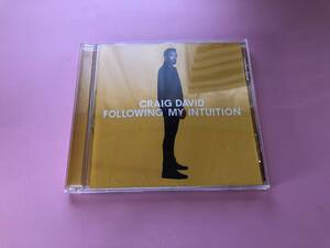 FOLLOWING　MY　INTUITION　　CRAIG　DAVID　歌詞カード付き　輸入盤