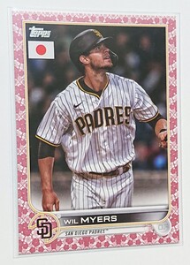 WIL MYERS SAN DIEGO PADRES Topps BASEBALL 2022 JAPAN EDITION /99