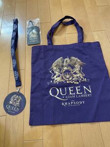 レア◆QUEEN + ADAM LAMBERT Rhapsody Tour GOLD席 送料無料 クイーン+ アダム・ランバート ゴールド席 特典 トートバッグ