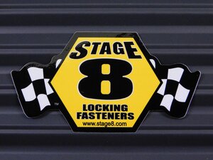 ◆送料\110◆【STAGE 8・ボルト＆ナットメーカー】※《レーシングステッカー》　(品番ms067)　アメリカン雑貨　ガレージ