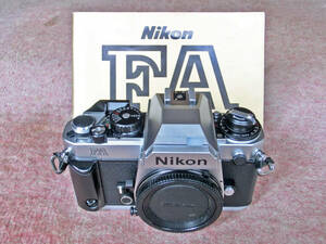 Nikon　ニコン　FA　ボディ　取扱説明書付き　動作品　美品