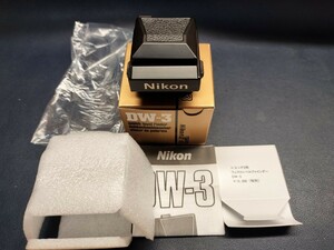 Nikon 　DW-3　ニコン　F3　　　　　　　　　　　　ウエストレベルファインダー 　　元箱付 F3用　