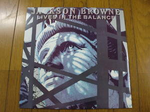 【レコード】ジャクソン・ブラウン JACKSON BROWN / LIVES IN THE BALANCE 1986年作　国内盤