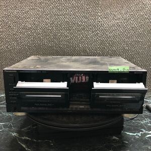 MYM9-804 激安 Panasonic RS-D5 STEREO DOUBLE CASSETTE DECK 通電未確認 中古現状品 ※3回再出品で処分