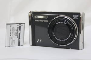 【返品保証】 オリンパス Olympus μ-9000 ブラック 10x バッテリー付き コンパクトデジタルカメラ v6265