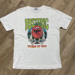 美品 HYSTERIC GLAMOUR ヒステリックグラマー ベリー 半袖Tシャツ サイズM 白 ホワイト