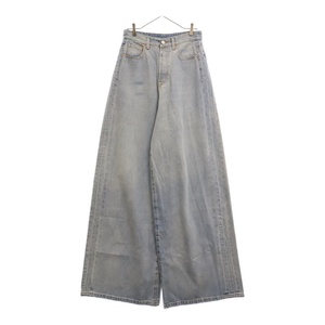 VETEMENTS ヴェトモン 23SS Plain Baggy Jeans ワイド バギーデニムパンツ インディゴ UE63PA305N1