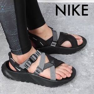 24cm 新品 NIKE ONEONTA SANDAL　 ナイキ ウィメンズ オニオンタ サンダル　スポーツサンダル スポサン ブラック 黒