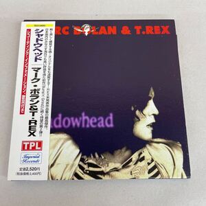 【C-1】 マーク・ボラン&T.REX Shadowhead CD T.レックス 紙ジャケ 帯付き TECI-24055 2631-15