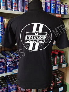 スピード出荷 カドヤ KADOYA CROWNデザインTシャツ ブラック Lサイズ 管理P