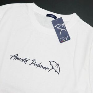 ●送料390円可能商品 アーノルドパーマー ARNOLD PALMER 新品 メンズ シンプル 半袖 Tシャツ 白 XLサイズ[6991865T-75-LL]一 三 参★QWER★