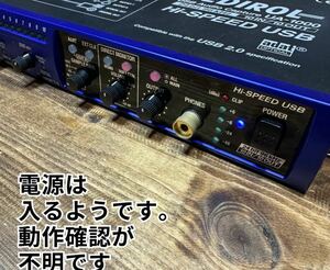 EDIROL エディロール UA-1000 USBオーディオキャプチャー★簡易検査