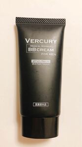 使いかけ/残量9割以上【VERCURY BB CREAM FOE MEN／バーキュリー BBクリーム】メンズ日焼け止めファンデーションUVカットSPF47コンシーラー