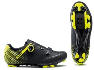 NORTHWAVE　MTBシューズ ORIGIN PLUS 2　Black/Yellow/Fluo EU39（25.0cm相当） 新品未使用(1)