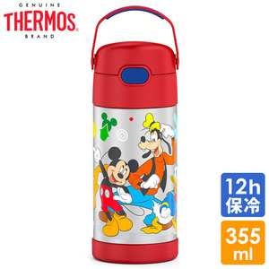 サーモス ステンレス ストロー 水筒 ステンレス水筒 ディズニー ミッキーマウス ストロー 350ml THERMOS 子供 ミッキー