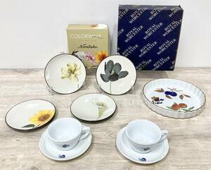 蘇さ(KuY1281)　洋食器　NORITAKE/RICHARD GINORI/ROYAL WORCESTER　皿　カップ＆ソーサー　おまとめ　中古品　100サイズ