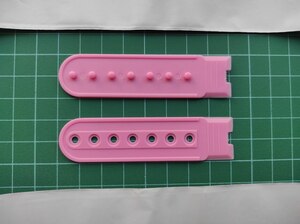 ☆交換ストラップ 帽子☆ ピンク １穴 修理 アジャスター カスタム DIY スナップバック