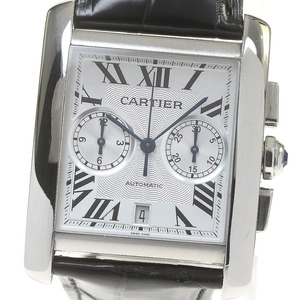 カルティエ CARTIER W5330007 タンクMC クロノグラフ 自動巻き メンズ _862585