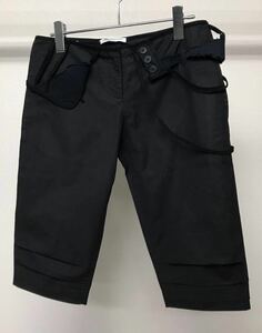 AW2003 HUSSEIN CHALAYAN LAYERD SHORTS フセインチャラヤン レイヤード パンツ