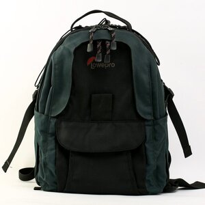 Lowepro ロープロ Mini Trekker カメラバック リュック バックパック ナイロン グリーン×ブラック メンズ #31676