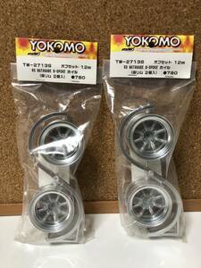 ヨコモ YOKOMO TW-2713S RS WATANABE 8-SPOKE RS ワタナベ 8スポーク ドリフトカー用 ４本セット 未開封新品（オフセット 12mm）