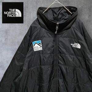 【1031】THE NORTH FACE　ザノースフェイス　アメリカ規格フルジップ中綿インサレーションジャケットワンポイント刺繍ロゴサイズＸＬ企業系