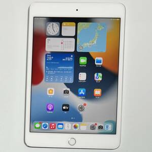 Apple iPad mini 4 シルバー 128GB MK9P2J/A Wi-Fiモデル iOS15.8.3 バッテリー最大容量63% アクティベーションロック解除済