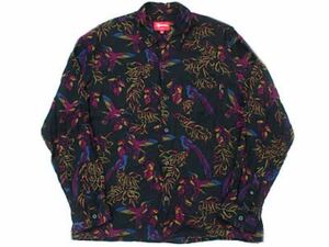 Supreme Birds Of Paradise Rayon Shirt シュプリーム バード パラダイス レーヨン シャツ アロハ box logo ボックス ロゴ 総柄 長袖