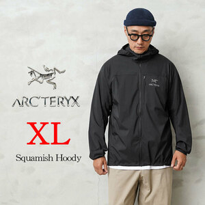 【送料無料】【新品】XL　ARC’TERYX Squamish Hoody アークテリクス スコーミッシュフーディー　ブラック