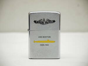 ZIPPO ジッポー ライター USS BOSTON (SSN-703) アメリカ海軍 ボストン 1981年製 /生まれ年 誕生日 記念日