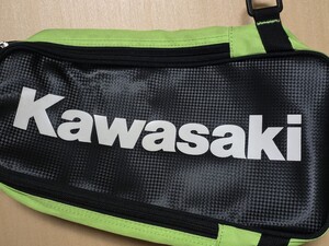 ◆KAWASAKI◆ショルダーバッグ　黄緑ｘ黒