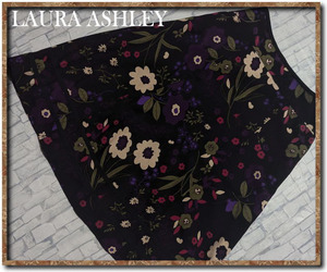 ☆LAURA ASHLEY　ローラアシュレイ　レーヨン花柄スカート☆