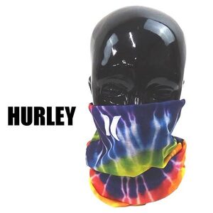 在庫処分セール！HURLEY/ハーレー MULTI-FUNCTIONAL GAITER BOXED PRINT GAITER BRIGHT CRIMSON フェイスガード ネックゲイター