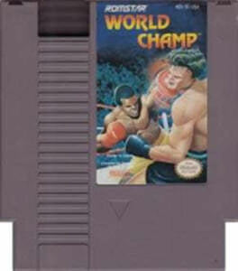 送料無料★北米版 ファミコン NES World Champ Boxing ワールド チャンプ ボクシング