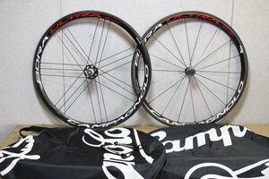 ○Campagnolo カンパニョーロ BORA ULTRA 35 AC3 シマノフリー 11s対応 チューブラー ブライトラベル カーボンホイールセット