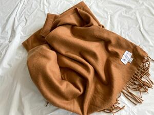 ジョンストンズ カシミヤ 大判ストール CASHMERE ブラウン系 無地 秋冬 マフラーJohnstons カシミア ストール 大きい