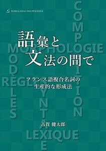 【中古】 語彙と文法の間で フランス語複合名詞の生産的な形成法