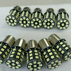 24V用 S25 LED 33連 シングル球 ホワイト発光 8個+保障２個 (計10個)　トラック　トレーラー　ダンプ　重機などにも！人気商品　明るい.