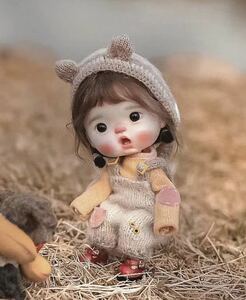 アウトフィット オビツ11 サイズ BJD 服 サロペット 3点セット①