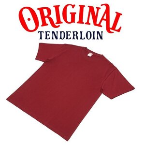 1円～1スタ 新品未使用 正規品 バーガンディ 激レア TENDERLOIN テンダーロイン 5.6oz Tシャツ TEE 藤原ヒロシ キムタク サイズM JSB着用