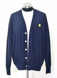 UNDERCOVER（アンダーカバー）UC2A9902 WOOL KNIT Cardigan ウール ニット カーディガン スマイル 刺繍 EMB DARK NAVY 日本製 ハイゲージ2