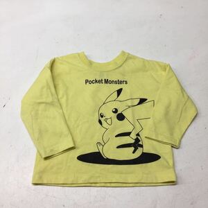 送料無料★ポケットモンスター ポケモン ピカチュウ★ロングTシャツ 長袖Tシャツ トップス★ベビー キッズ 男の子 95 #40201sNj155