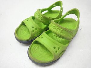 送料無料◎crocs/クロックス■c10(17.5cm)■CROCBAND SANDAL クロックバンドサンダル 14854■parrot green/パロットグリーン#30508MK492_1