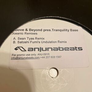 Above&Beyond Pres. Tranquility Base / Oceanic (Remixes),ANJ091R,Sean Tyas,Satoshi Fumi,anjunadeep,anjunabeats