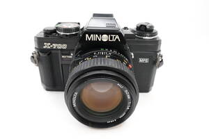 ★良品★ ミノルタ MINOLTA X-700 ボディ 一眼レフ フィルム カメラ NEW MD 50MM F1.4 マニュアル 標準レンズ #477