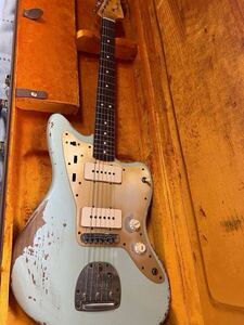 fender custom shop 2011 NAMM Limited jazzmaster heavy relic aged sonic blue